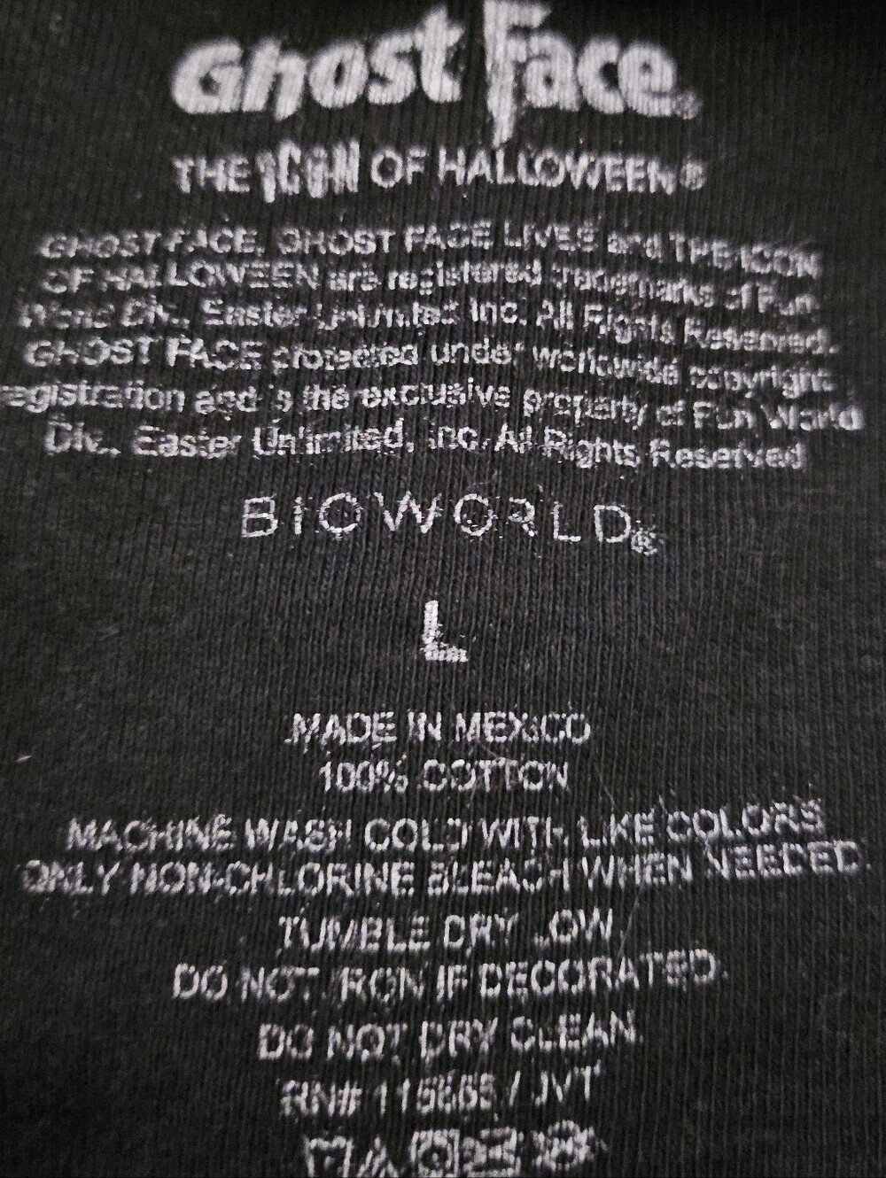 Scream Ghost Face Call Me LG Boyfriend Fit Girls T-Shirt - Picture 2 of 13